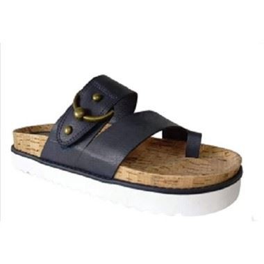 Cork Sole Slippers Womens